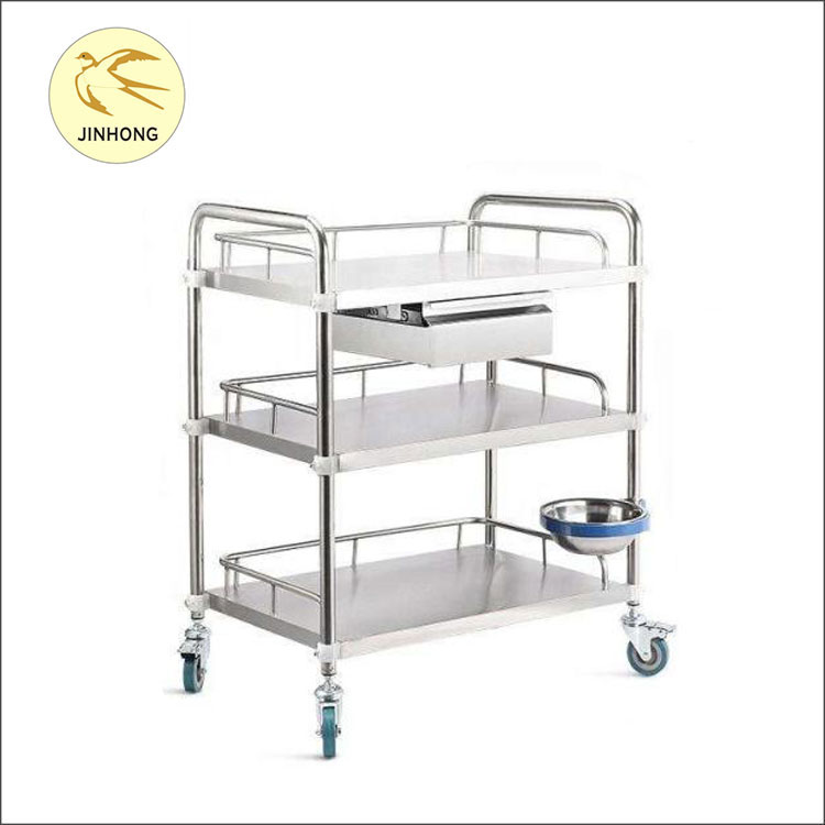 Medical Stainless Steel Instrument Trolley